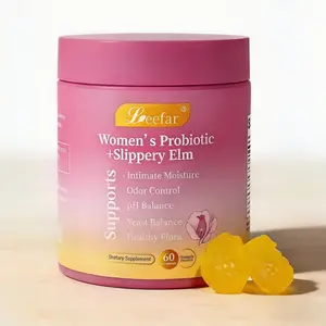 Her Juicy Feminine Probiotics Gummies | pH Balance, Odor Control & Dryness Support with Slippery Elm, Prebiotics & Lactobacillus Blend | Women’s All-in-One Wellness | Hawaiian Pineapple Flavor, 60 Count