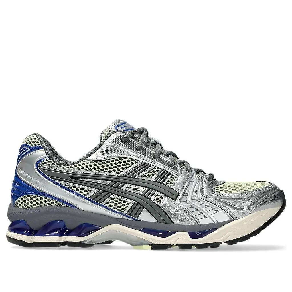 ASICS Gel-Kayano 14  Soft Yellow Asics Blue Men's 1203A740-750 New Sneakers