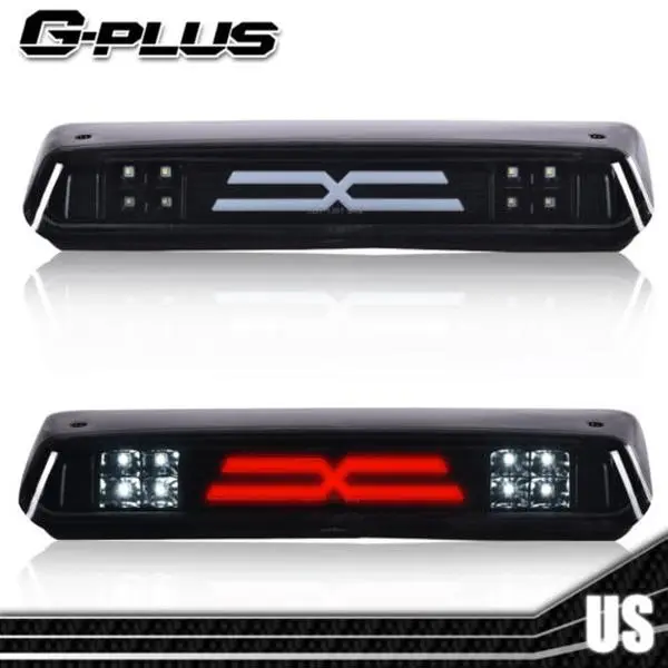 G-PLUS Third Brake Light Fit For 04-08 Ford F150 F-150 LED Third Brake Tail Light Cargo Lamp Black Third Brake Light