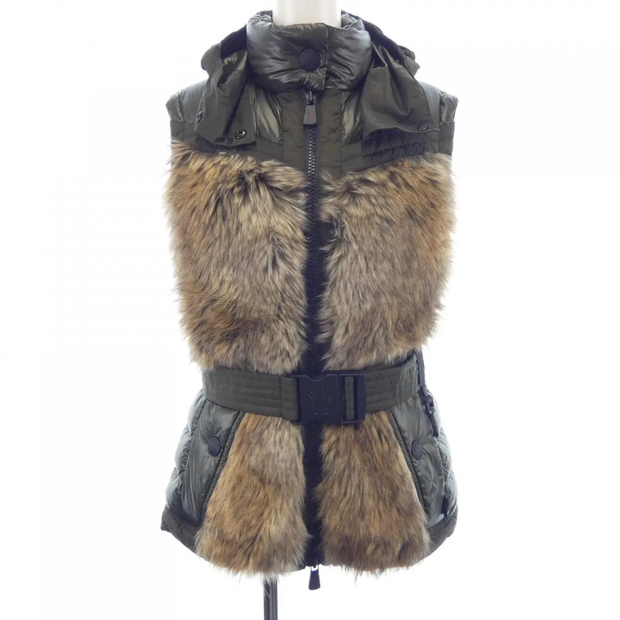 Pre-owned MONCLER Nylon Small Leather Goods Grenoble Down Vest