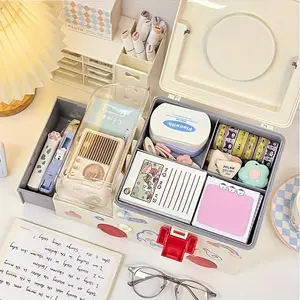 Ambulance-Shaped Storage Box with Lid - Large-Capacity Organizer for Sundries and Pills for Home Decor and Organization Everyday Use Premium Home Decor and Storage