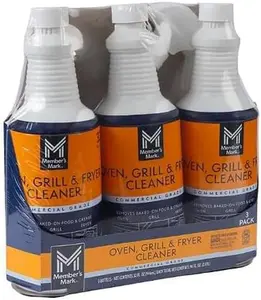 Commercial Oven, Grill and Fryer Cleaner 32 Oz, 3 Pack Household Kitchen