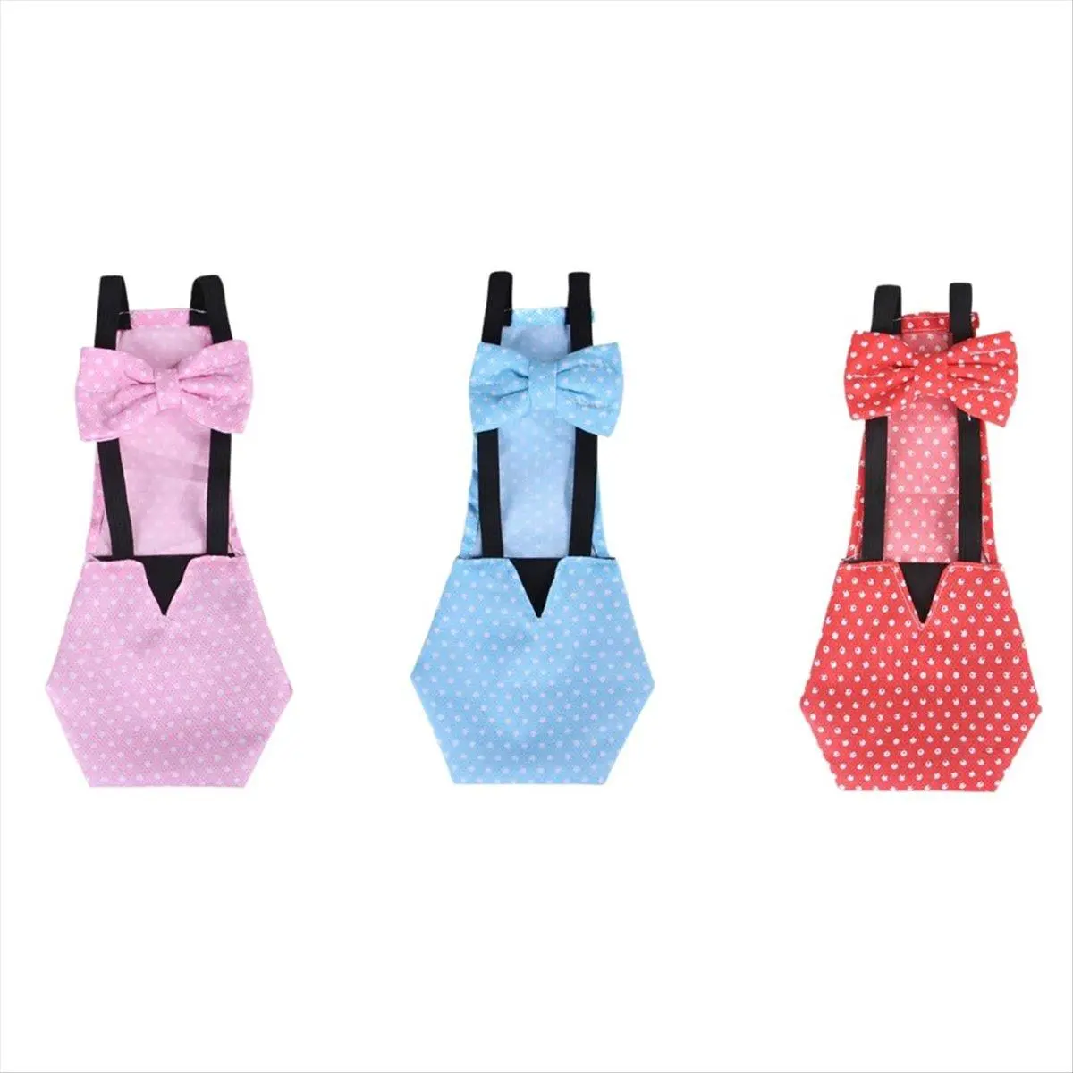 Chicken Diapers Bantam Hens - Reusable 3 Pcs with Bow Ties Poultry Nappies Washable Waterproof for Pets Ducks Silkie,M