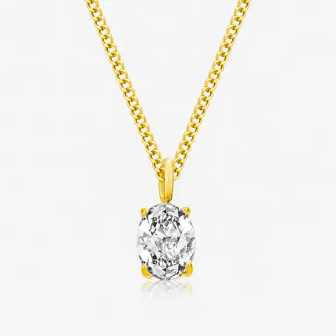 EVRY JEWELS Gold or Silver Plated Women's Hypoallergenic Juno Necklace