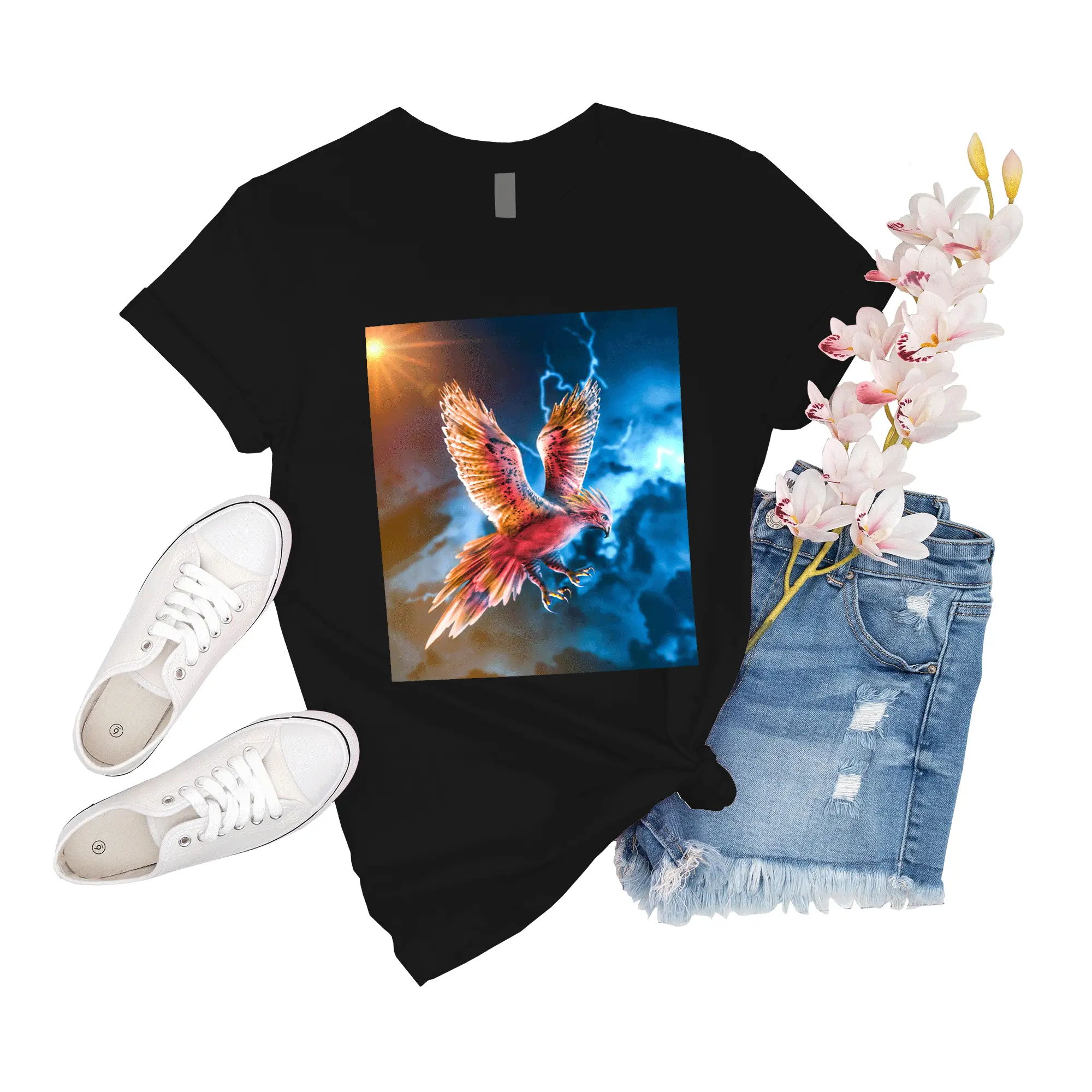 T-Shirt Unisex Phoenix Valorant Phoenix Bird Shirt Sleeve Short Gift For Men Boy Tee Shirts Big Girl Event Novelty Women