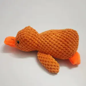 Cat dog toy self-hi boredom relief artifact plush bite can not be rotten sound charge sleeping duck pet products wholesale