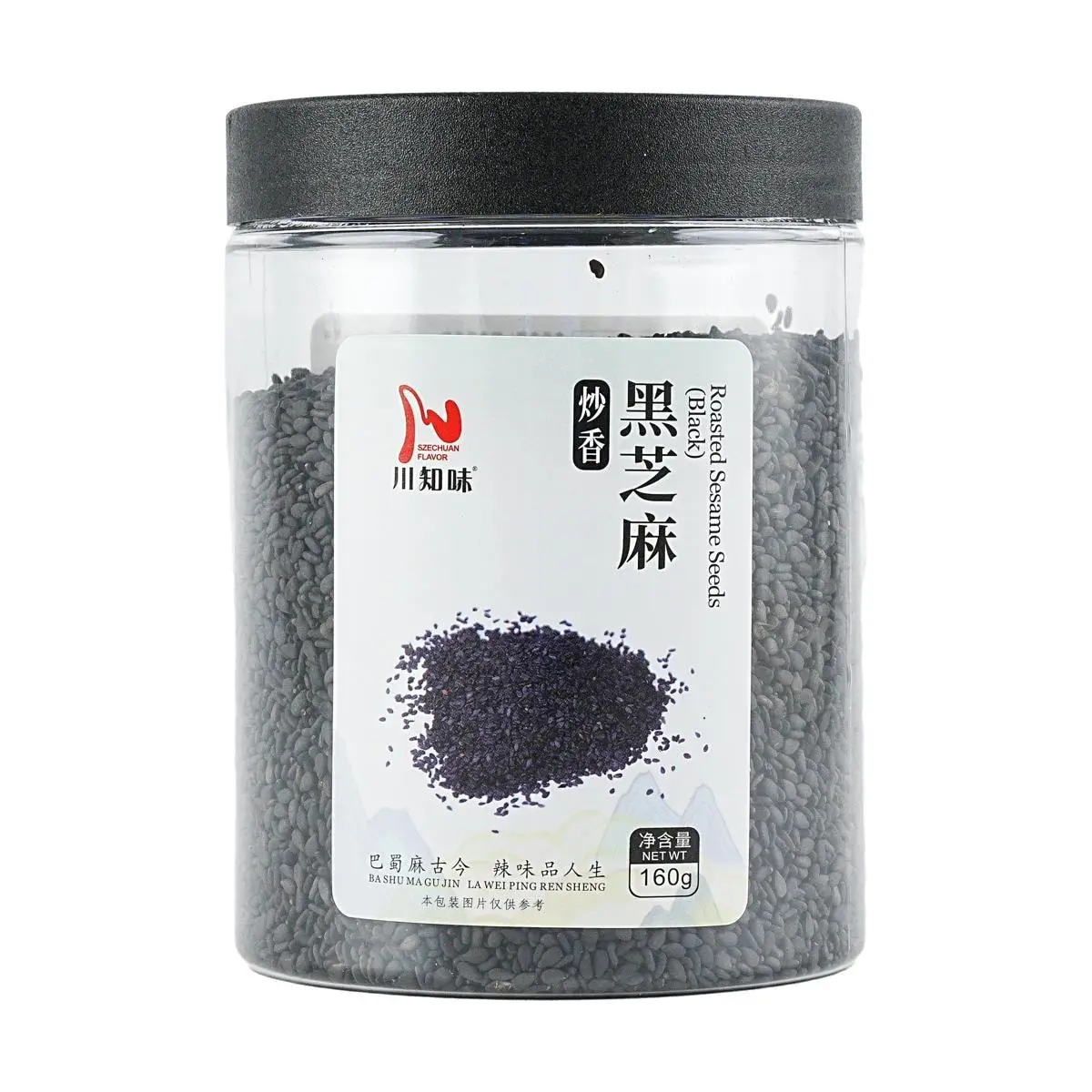 SZECHUAN FLAVOR Black Sesame Seeds,5.64 oz SZECHUAN FLAVOR Black Sesame Seeds,5.64 oz