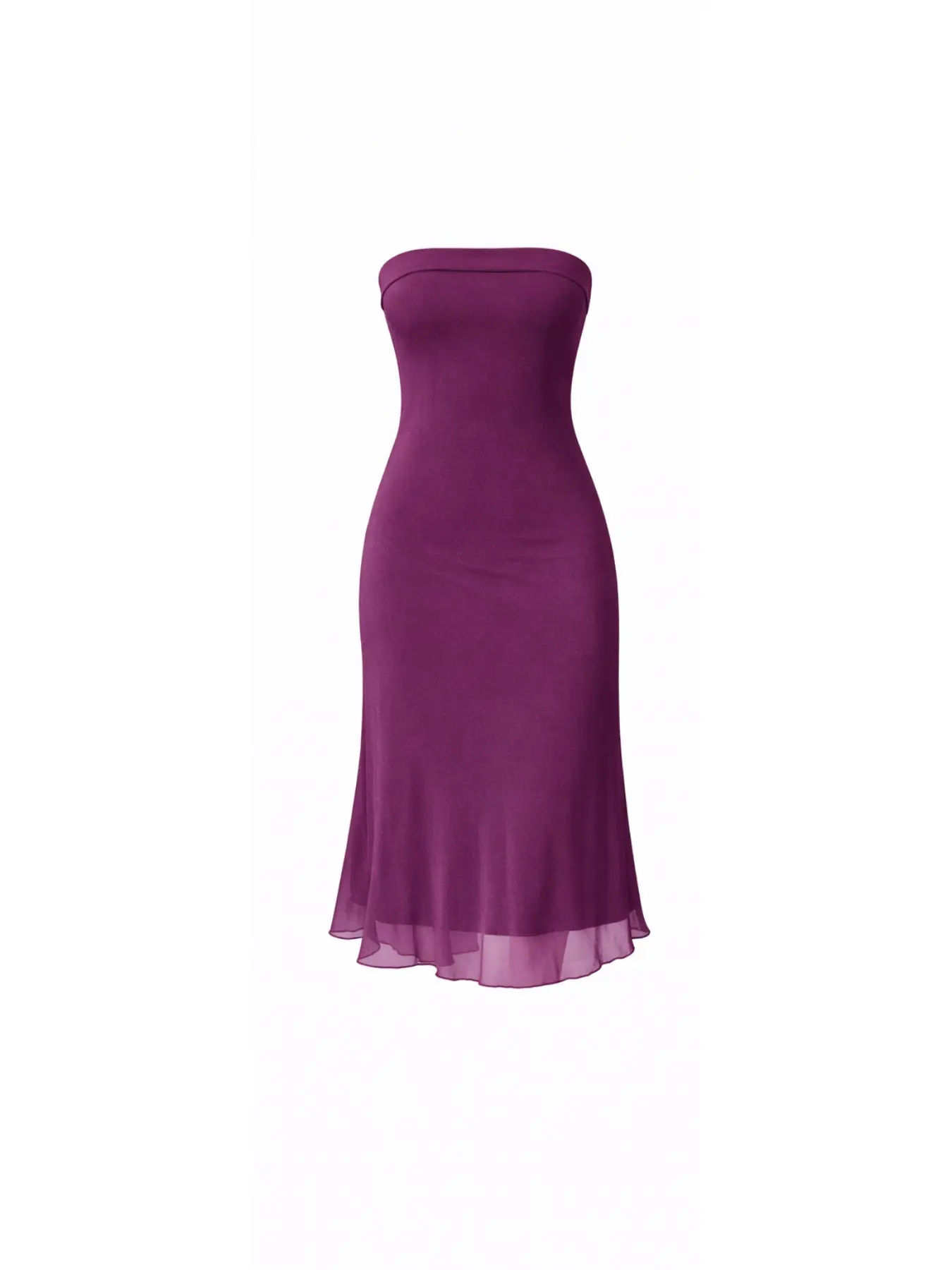 Women's Purple Strapless Midi Dress - Satin-Like Smooth Bodycon Loose Formal Wear Elegance Cocktail Dress Valentine's Day - TikTok Shop Women's Purple Strapless Midi Dress - Satin-Like Smooth Bodycon Loose Formal Wear Elegance Cocktail Dress Valentine's Day - TikTok Shop