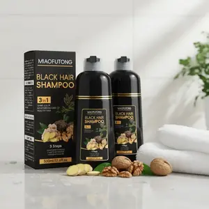 3-In-1 Hair Dye Shampoo, 1/2 Boxes with Natural Extracts, Moisturizing Hair Dye Shampoo, Professional Hair Care & Styling for Men and Women