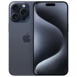 Refurbished Apple  iPhone 15 Pro Max 256GB Unlocked – Blue Titanium Excellent