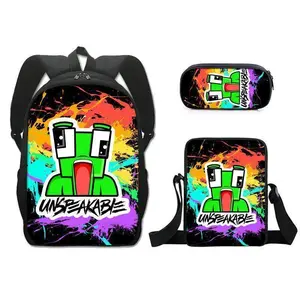 UNSPEAKABLE Anime Backpack for Women/Men/Teens, Day Packs Knapsacks Casual Backpacks Gift for Gym Travel Camping Outdoor Work Business