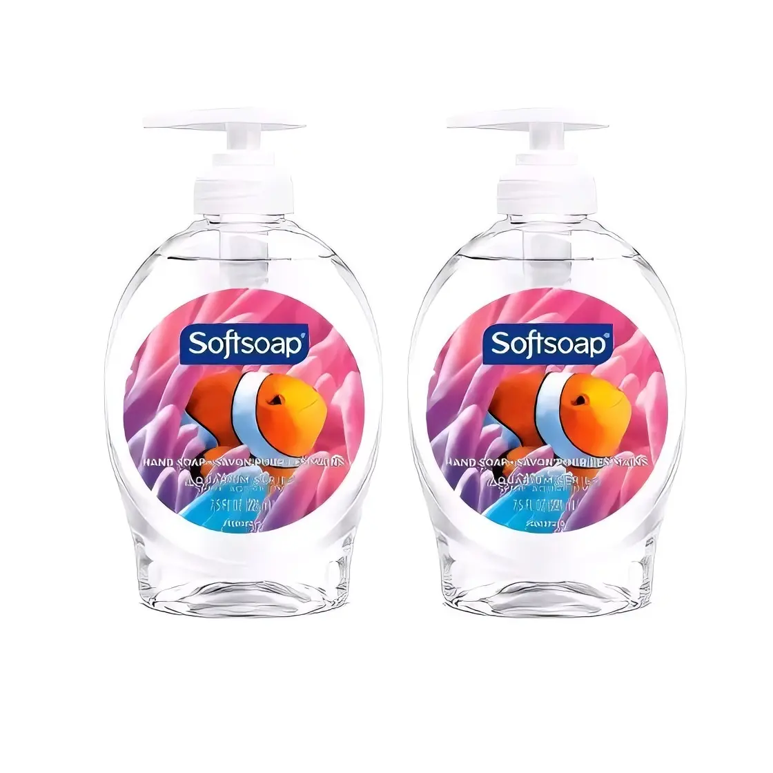 Softsoap Hand Soap - 2-Pack, 15.5 fl oz, Tropical Fish Design, Gentle & Moisturizing, Perfect for Daily Use