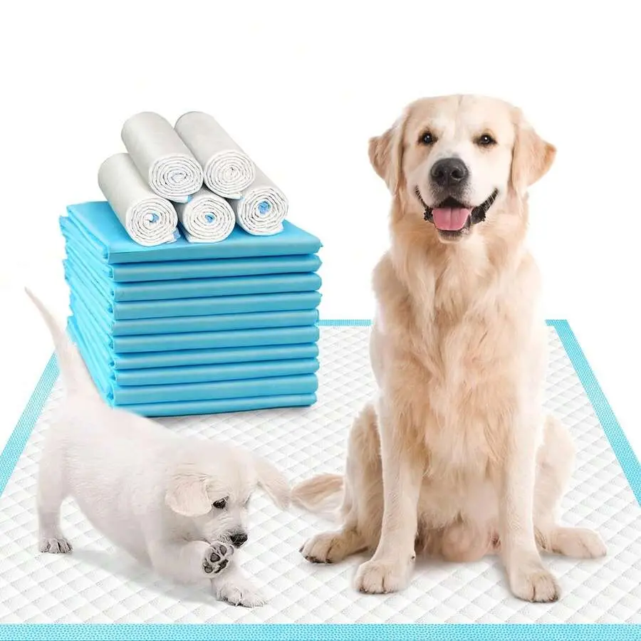 extra large peepads High Absorbent Puppy Pee Pad Ideal For Puppy Training, Senior Dogs, dog accessories dog products Pet Pee Pad For Car Travel - 6 Ply Training Pad For Dogs And Cats, Non-Slip, Easy To Clean - Perfect For Indoor And Outdoor Use tiktokshop