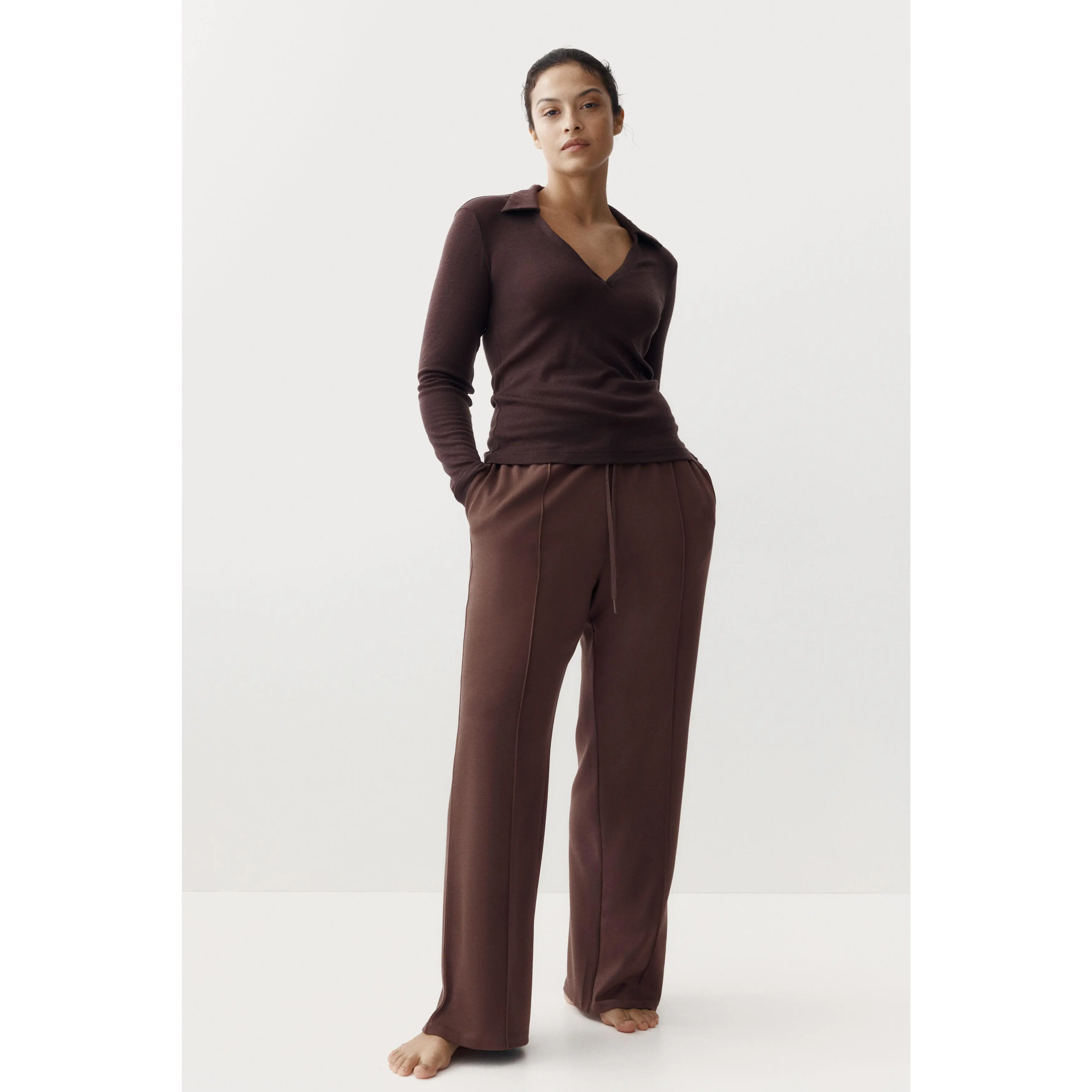 H&M Wide crease-front joggers