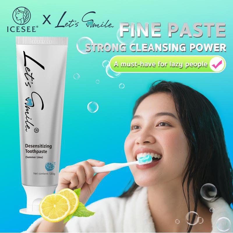 ICESEE Gentle Non-Irritating Soothing Sensitive Teeth Natural Plant Extracts Fruity Aroma Fresh Breath Effective Cleaning Daily Oral Care