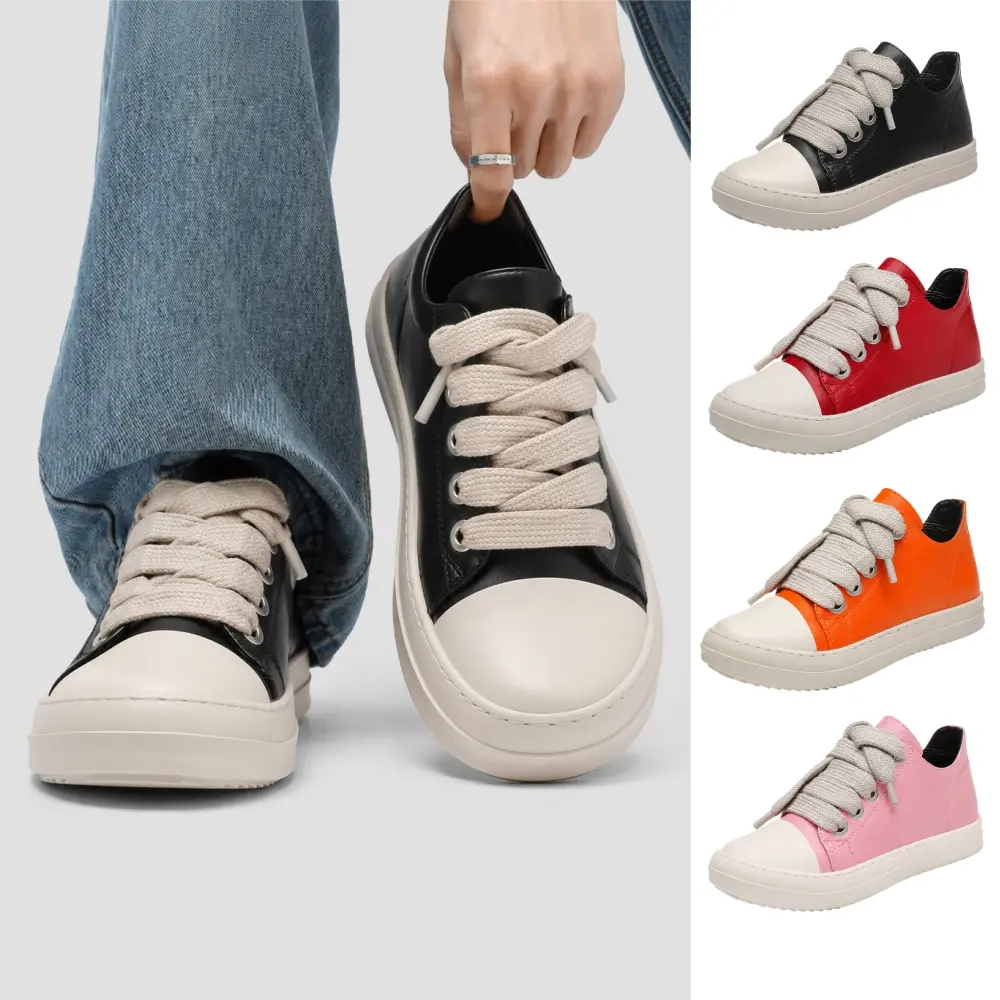 Men's Retro Style Color Block Casual Low-Top Lace-Up All-Day Casual Trainers, All-Seasons Athletic Shoes for Everyday Walking and Training