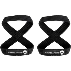 Gymreapers Figure 8 Lifting Straps for Deadlifts & Powerlifting - Strong Weightlifting Wrist Straps for Men & Women - Ideal for Strongman & Cross Training - Enhance Your Grip & Performance in the Gym