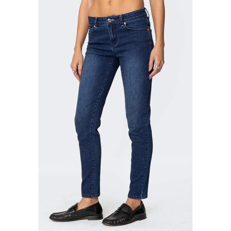 Rosalia Low Rise Skinny Jeans