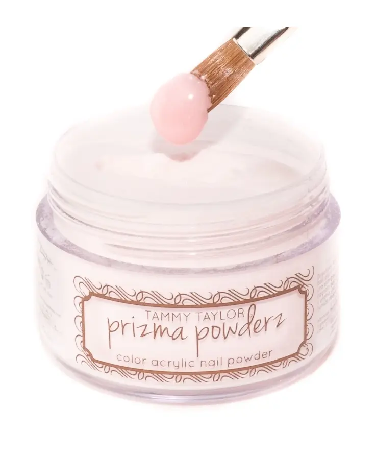Tammy Taylor Prizma Acrylic Polymer Powder #102 French Pink (1.5oz Jar) - Neutral Hue Acrylic Powder for Nail Care, Glamorous Elegant Tone with Enhanced Polish Finish