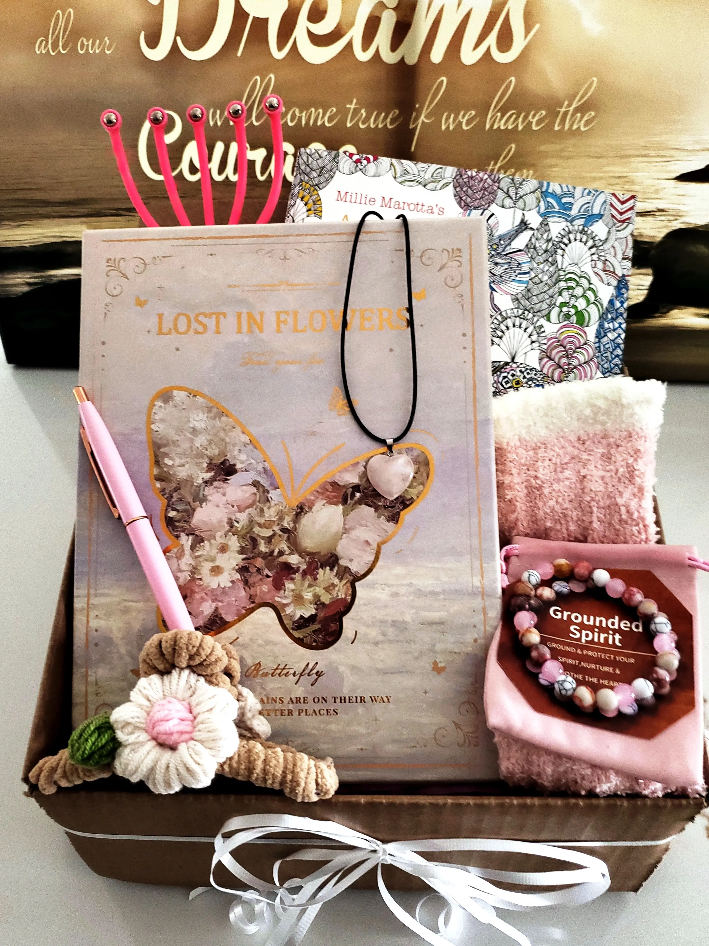 Holiday Special Gift Bundle for Her/Him – Self-Care Inspiration Box - Butterfly