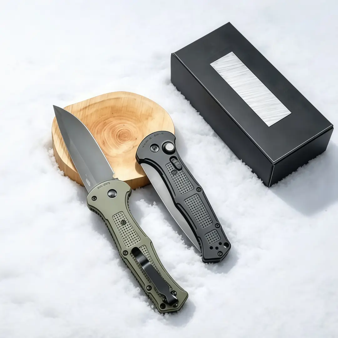 9070 EDC Folding Knife – Black Blade, Compact and Travel-Friendly for Camping, Hiking, and Outdoor Use |   Perfect Gift for Men and Women