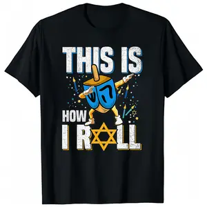 This is How I Roll Shirt Hanukkah Dreidel Chanukah Jew Gift  Sweatshirt TOP