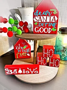 Christmas Tiered Tray Set