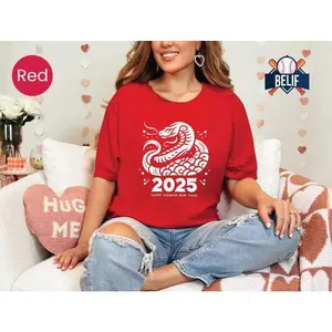 New Year 2025 Happy Chinese Dragon Tshirt, Lunar Year Shirt, Dragon Tshirts, 2025 Happy Dragon Gift Tshirts, Happy New Year 2025 Party Shirt