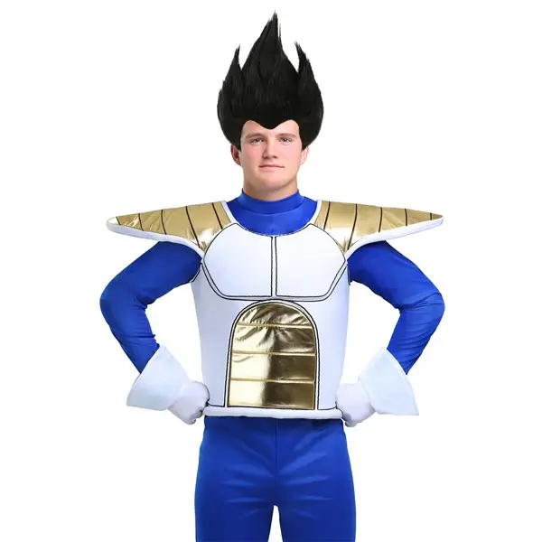 HalloweenCostumes Men's Foam Saiyan Armor Accessory - Classic Foam Chest Piece with Gold-Accent Power, Anime Look for Ginyu Squad Vibe Anime Character Themed Occasions