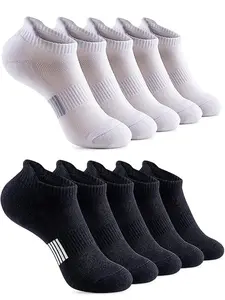 Men's Breathable Mesh Socks, 10 Pairs Summer Thin Sporty Short Socks, Versatile Daily Wear, Comfortable and Lightweight