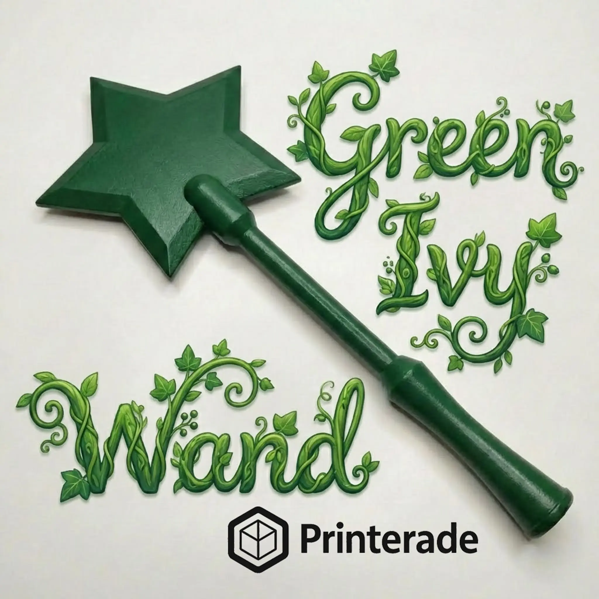 Green Ivy wand