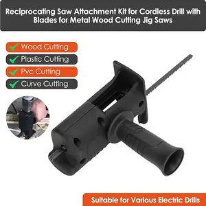 Portable Drill Conversion Adapter Hardware Tool Kit - Conversion Kit for Converting Handheld Power Tools to Electric Chainsaws, Miter Saws or Cutting Machines