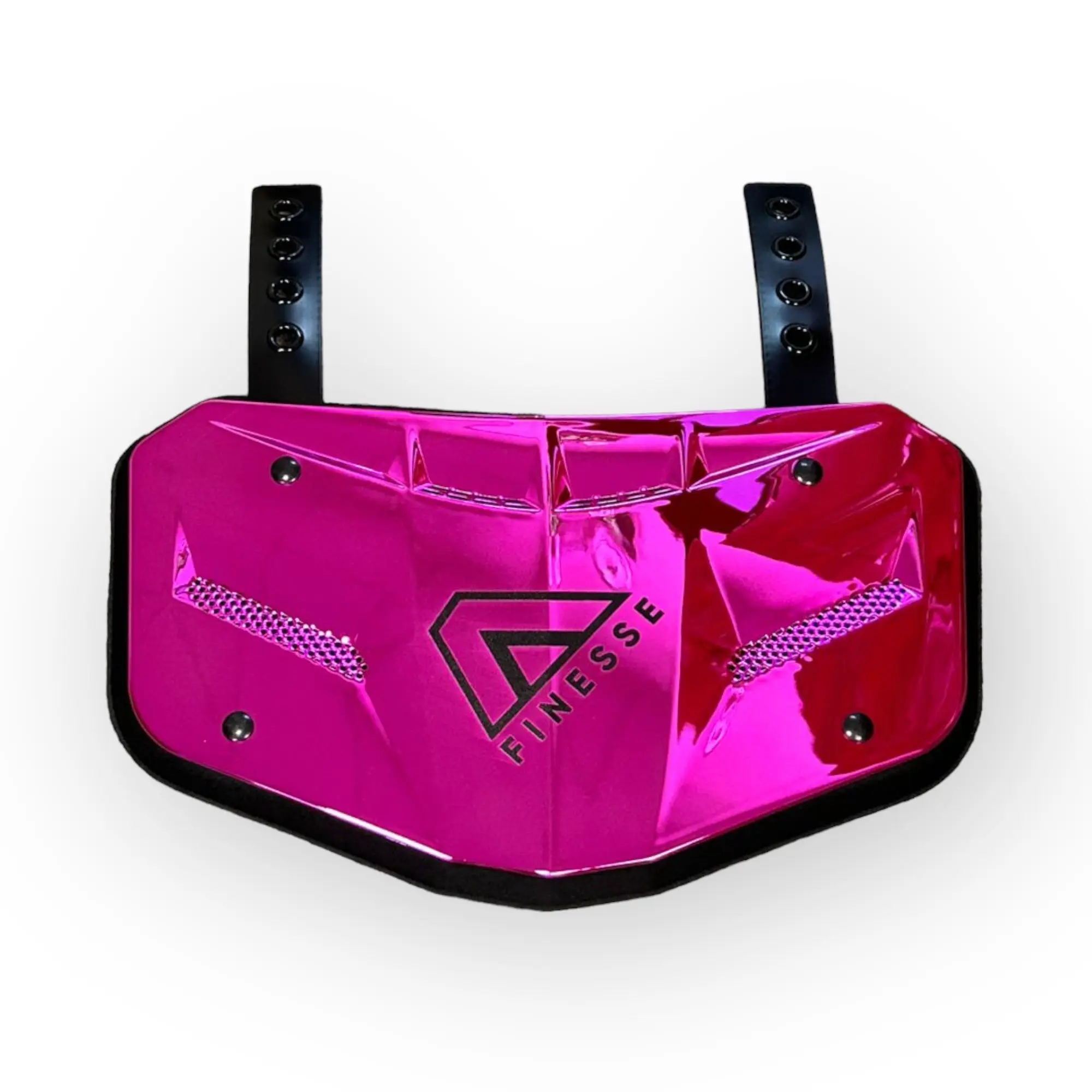 Pink Chrome Grind Football Back Plate