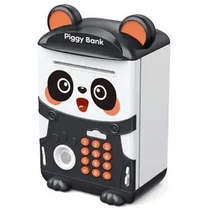 Bank for Kids, Electronic ATM Money Bank with Password, Automatic Cash Coin Safe Box, Kids Piggy Bank for Boys and Girls, Birthday Toys Gifts for 3-12 Year Old