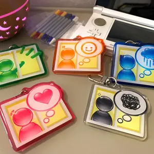 Tomodachi Life Living The Dream Frutiger Aero Acrylic Keychain