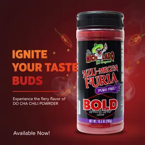 Furia BOLD Spice & Spicy - Sr. Michelado - Snack Seasoning - Powder for snacks, veggies, chips, carne seca, chicken, ceviche, fries, etc. Dried Maguey Elote