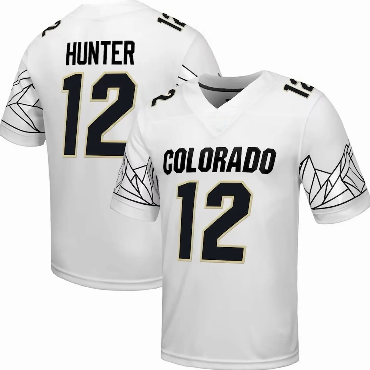 Unisex Football Hunter 12 Colorado States Buffaloes College Team Alumni Game Jersey - White