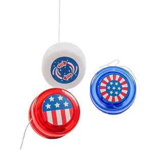 1 1/4" diam. Bulk 48 Pc. Red, White & Blue Mini Patriotic YoYo Assortment