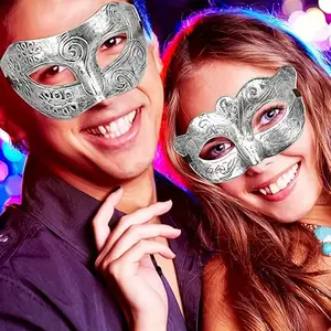 64pcs Vintage Mask Set for Masquerade Parties, Venetian Style Carnival Masks for Halloween & Festivals, Perfect for Costume Events