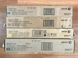 Cosmetic OEM Xerox WC7525,7545,7830,7855i,7970,C8030 CMYK Set 006R01513,14,15,16