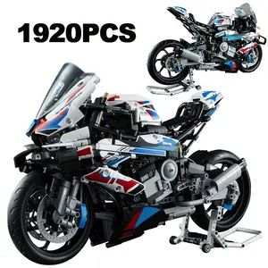 1920PCS Technical M 1000RR Racing Motorcycle Vehicle Building Blocks 42130 Speed Motorbike Bricks Construction Toys Gifts For Adult Kids Model Kits