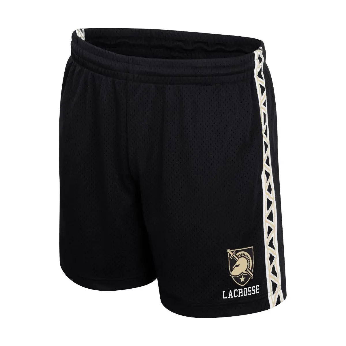 Men's Athletic Lacrosse Shorts, Retro Style with Triangle Side Panel, Super Soft Mesh Polyester, 7" Inseam and Side Pockets, Classic Men's Sports Shorts, Athletic Style Men's Sports Shorts