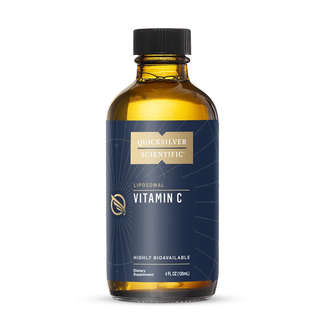 Quicksilver Scientific Liposomal Vitamin C-1000mg Buffered Liquid Vitamin C Supplement- Immune + Antioxidant Support-Liposomes for Superior Absorption