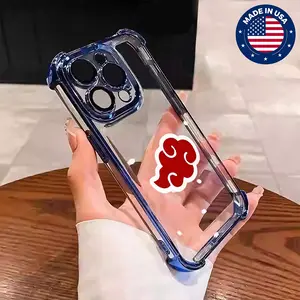 Naruto Akatsuki Uchiha Itachi Pein Deidara Aesthetic Design Pattern Casing For iphone 16 15 14 13 12 Plus Pro Max Flaunt Mobile Phone Case TPU Drop Protection Shockproof Protector Vintage unique Fashion Trend Anti-scratch Stylish Smartphone Cover