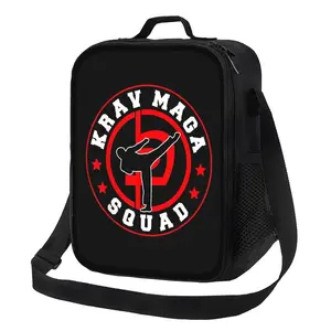 Krav Maga Lunch Bag Casual Street Style Lunch Box for Everyday Use