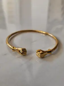 Punk Style Fist Design Bangle, Fashion Bracelets, Fashionable Jewelry for Women & Men for Party, Daily Clothing Decor, Trendy All-match & Exquisite Jewelry for Birthday Gift