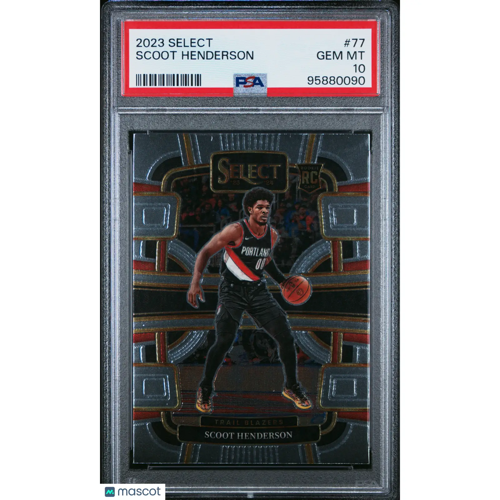 Scoot Henderson PSA 2023 Panini Select #77 10