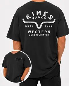 Kimes Ranch Cowboy Sunset Graphic T-Shirt – Vintage Western Rodeo Ranch Streetwear Tee