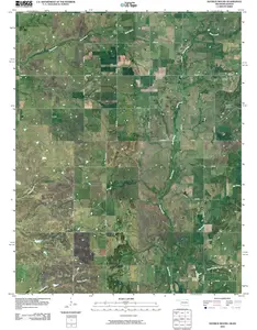 Hayrick Mound Oklahoma USGS Topographic Quadrangle Map, 2012, 1:24000