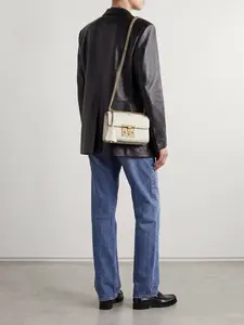 Pre-owned GUCCI Leather Shoulder Bags Padlock Shoulder Bag